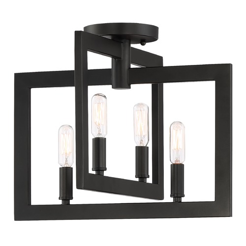 Craftmade Lighting Portrait 12-Inch Espresso Semi-Flush Mount by Craftmade Lighting 44954-ESP