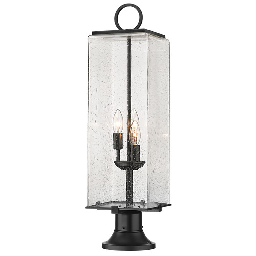 Z-Lite Sana Black Post Light by Z-Lite 592PHBR-553PM-BK