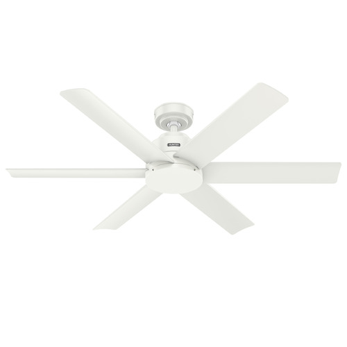 Hunter Fan Company Hunter Fan Company Kennicott Fresh White Ceiling Fan Without Light 53435