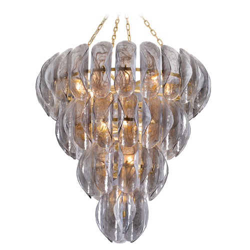 Corbett Lighting Corbett Lighting Anatase Vintage Gold Leaf LED Chandelier 518-44-VGL