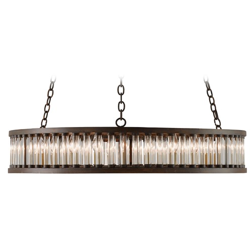 Currey and Company Lighting Elixir 40-Inch Pendant in Bronze Verdigris by Currey & Company 9000-0045