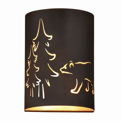 Vaxcel Lighting Vaxcel Lighting Katmai Noble Bronze & Brass Gold Sconce W0277