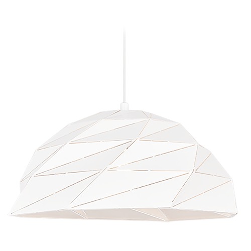 Matteo Lighting Riku White Pendant by Matteo Lighting C72711WH