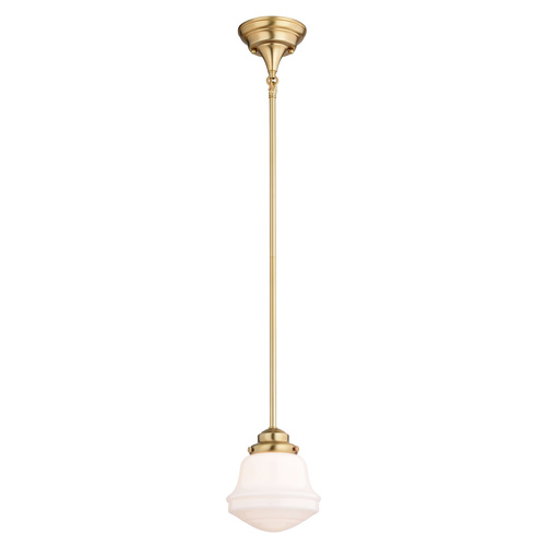 Vaxcel Lighting Huntley Natural Brass Mini-Pendant Light by Vaxcel Lighting P0402