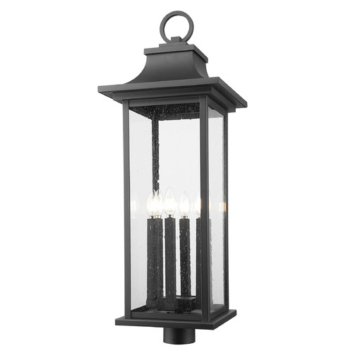 Z-Lite Z-Lite Tiberius Black Post Light 5017PHXLR-BK