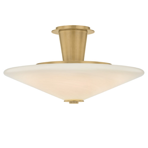 Corbett Lighting Corbett Lighting Cologne Vintage Brass LED Semi-Flushmount Light 521-19-VB