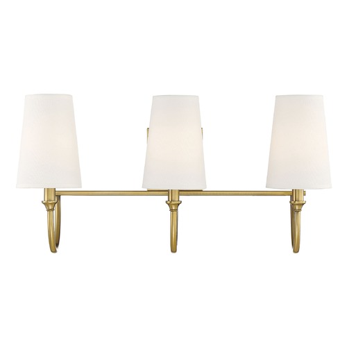 Savoy House Cameron24-Inch Warm Brass Bathroom Light by Savoy House 8-2542-3-322