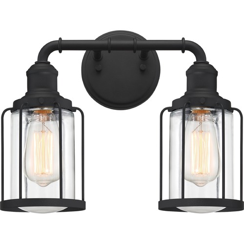 Quoizel Lighting Ludlow Earth Black Bathroom Light by Quoizel Lighting LUD8615EK