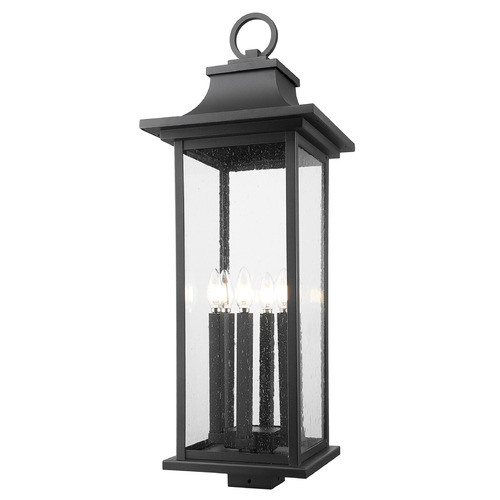 Z-Lite Z-Lite Tiberius Black Post Light 5017PHXLS-BK