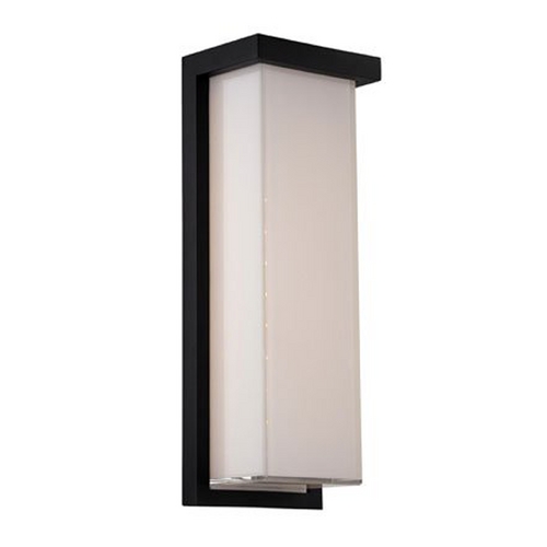 Modern Forms by WAC Lighting Ledge 14-Inch Outdoor Wall Light in Black by Modern Forms WS-W1414-BK