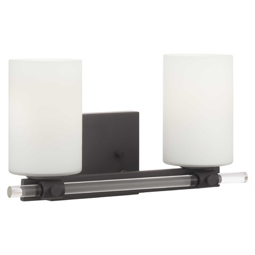 Progress Lighting Lisbon Black 2-Light Bathroom Light by Progress Lighting P300198-031