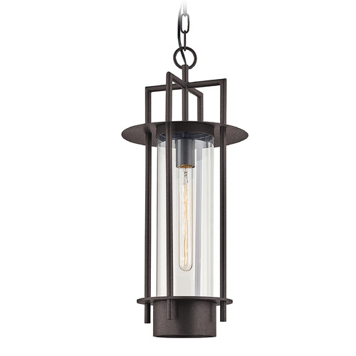 Troy Lighting Troy Lighting Carroll Park Textured Bronze Outdoor Hanging Light F6817-TBZ