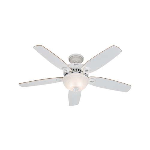 Hunter Fan Company 52-Inch Builder Deluxe White Fan by Hunter Fan Company 53089
