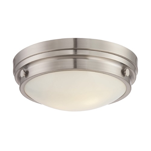 Savoy House Lucerne Satin Nickel Flush Mount by Savoy House 6-3350-14-SN