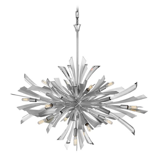 Fredrick Ramond Vida 36-Inch Chandelier in Glacial by Fredrick Ramond FR40906GG
