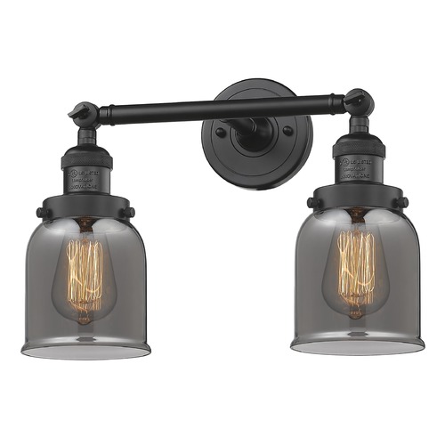 Innovations Lighting Small Bell Matte Black Bathroom Light by Innovations Lighting 208-BK-G53
