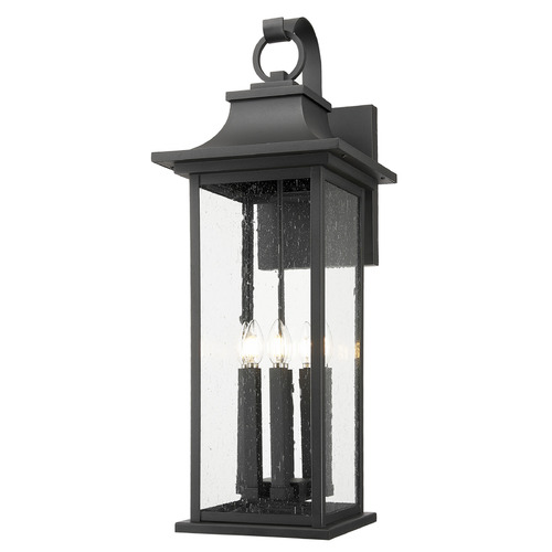 Z-Lite Z-Lite Tiberius Black Outdoor Wall Light 5017XL-BK