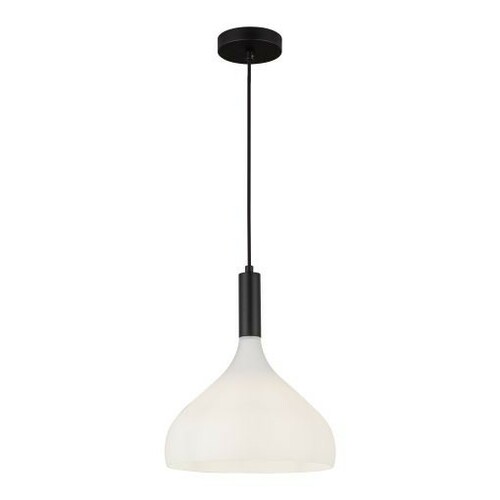 Alora Lighting Belleview 12-Inch Pendant in Matte Black by Alora Lighting PD532312MBOP