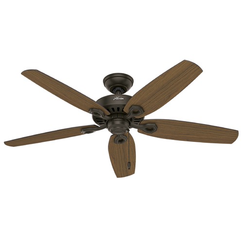 Hunter Fan Company Builder Elite Damp New Bronze Ceiling Fan by Hunter Fan Company 53292
