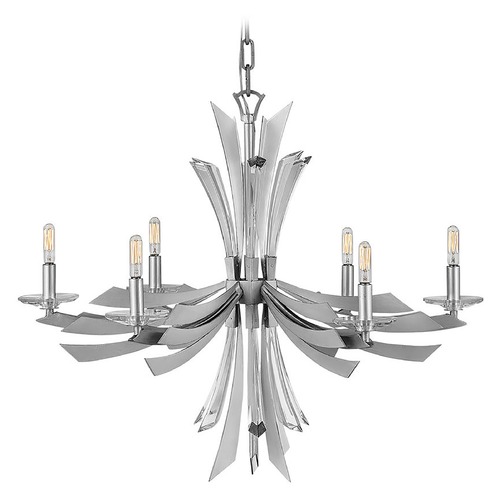 Fredrick Ramond Vida 29.25-Inch Chandelier in Glacial by Fredrick Ramond FR40908GG