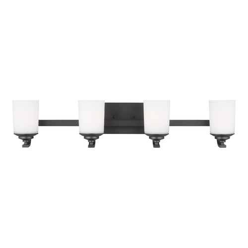 Generation Lighting Kemal Midnight Black Bathroom Light by Generation Lighting 4430704-112