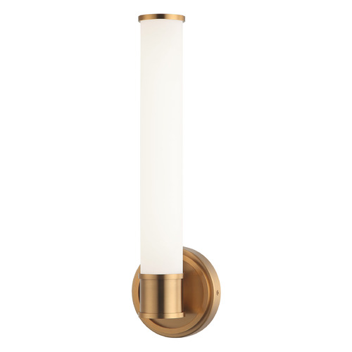 Matteo Lighting Matteo Lighting Steveston Aged Gold Brass LED Sconce S09215AG