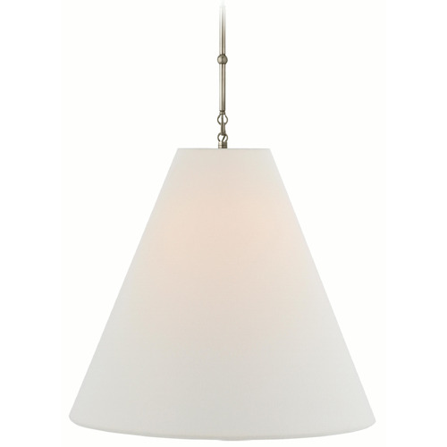 Visual Comfort Signature Collection Visual Comfort Signature Collection Goodman Antique Nickel Pendant Light with Conical Shade TOB5014AN-L