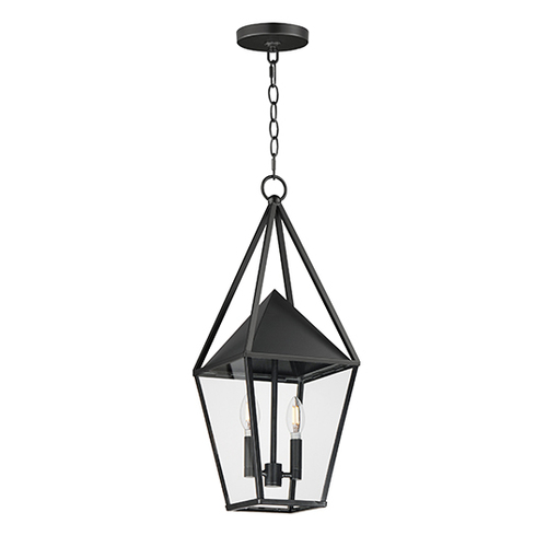 Maxim Lighting Bavaria 2-Light Outdoor Pendant in Black by Maxim Lighting 3168CLBK