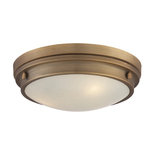 Savoy House Lucerne Warm Brass Flush Mount by Savoy House 6-3350-16-322