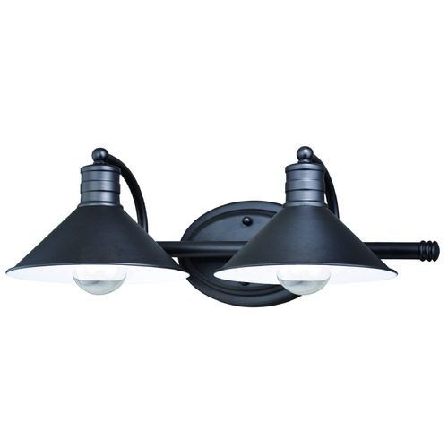Vaxcel Lighting Vaxcel Lighting Akron Oil Rubbed Bronze & Matte White Bathroom Light W0284