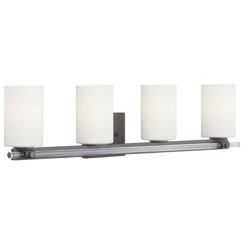 Progress Lighting Lisbon Black 4-Light Bathroom Light by Progress Lighting P300200-031