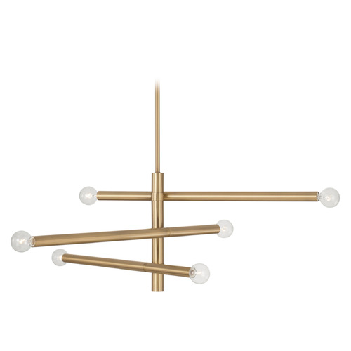 Capital Lighting Capital Lighting Zane Aged Brass Chandelier 451262AD