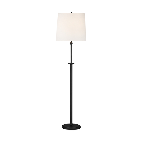 Visual Comfort Studio Collection Thomas OBrien 64.25-Inch Tall Capri Aged Iron Floor Lamp by Visual Comfort Studio TT1012AI1