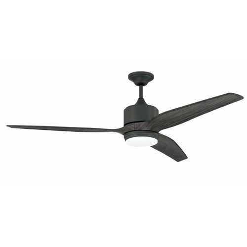 Craftmade Lighting Craftmade Lighting Force Dark Graphite LED Ceiling Fan with Light FXL60DGT3