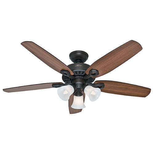 Hunter Fan Company Builder Plus 52-Inch Fan in New Bronze by Hunter Fan Company 53238