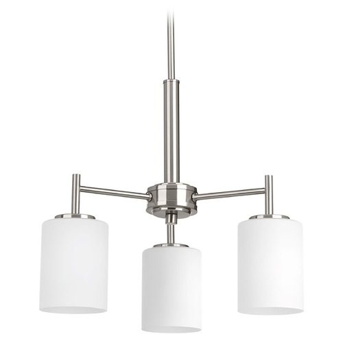 Progress Lighting Replay Chandelier in Brushed Nickel by Progress Lighting P4318-09