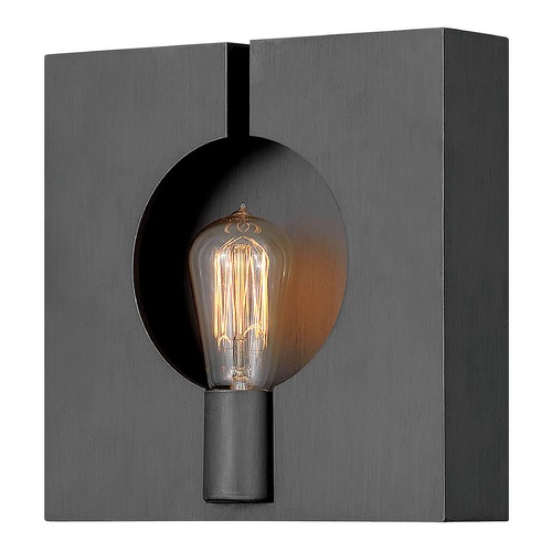 Hinkley Ludlow 10.50-Inch Brushed Graphite Sconce by Hinkley Lighting 41310BGR