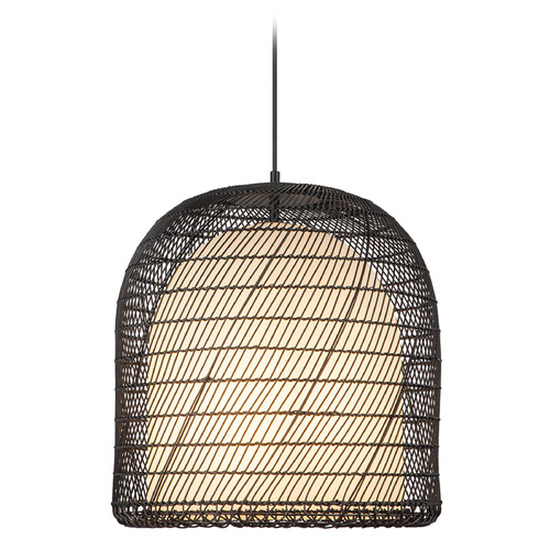 Alora Lighting Alora Lighting Bondi Matte Black Pendant Light with Bowl / Dome Shade PD631920MBOP