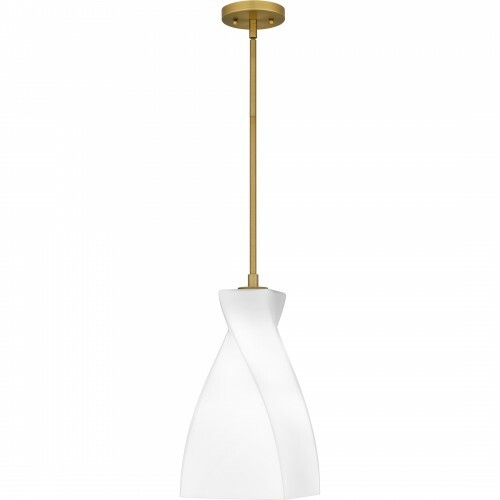 Quoizel Lighting Stetson Mini Pendant in Brushed Gold by Quoizel Lighting STS1508BRG