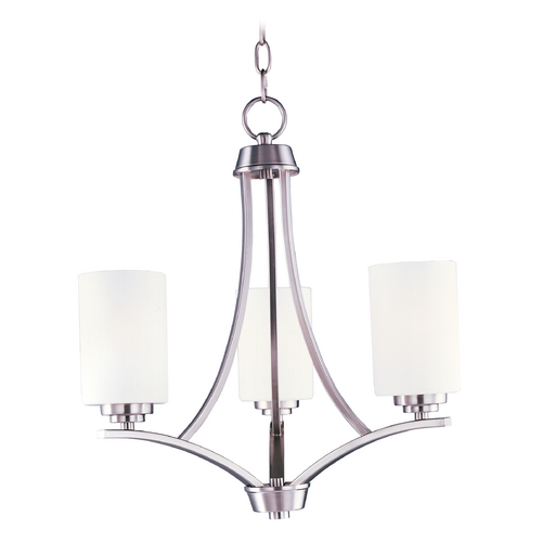 Maxim Lighting Deven Satin Nickel Chandelier by Maxim Lighting 20033SWSN
