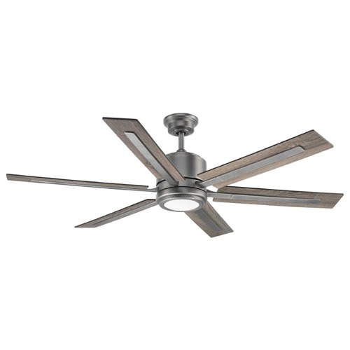 Progress Lighting Glandon Antique Nickel LED Ceiling Fan 3000K by Progress Lighting P2586-8130K
