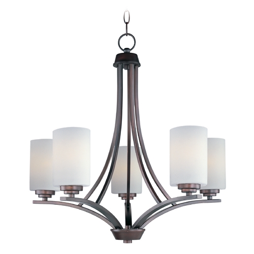 Maxim Lighting Deven Oil Rubbed Bronze Chandelier by Maxim Lighting 20035SWOI