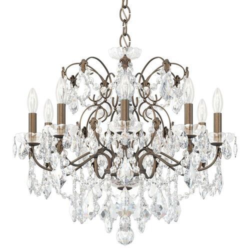 Schonbek Lighting Century Etruscan Gold Crystal Chandelier by Schonbek Lighting 1709-23