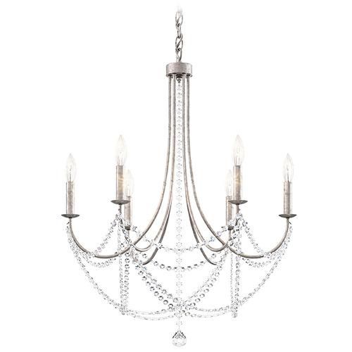 Schonbek Lighting Schonbek Worldwide Lighting Verdana Antique Silver Chandelier RJ1006N-48O