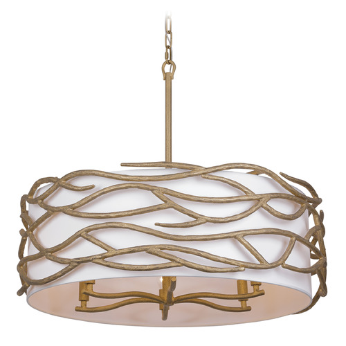 Minka Lavery Branch Reality 6-Light Pendant in Ashen Gold by Minka Lavery 3718-788