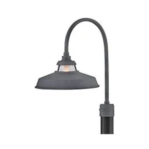 Hinkley Troyer Medium Outdoor Post Lantern in Aged Zinc by Hinkley Lighting  1191DZ