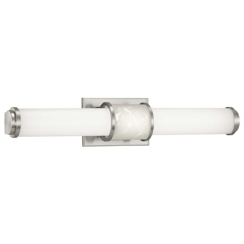 Progress Lighting Phase 1.2 LED Brushed Nickel Bathroom Light 3000K by Progress Lighting P300205-009-30
