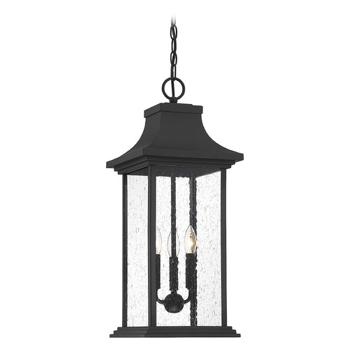 Savoy House Savoy House Lighting Hancock Matte Black Outdoor Hanging Light 5-453-BK