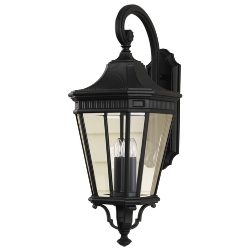Generation Lighting Cotswold Lane Outdoor Wall Light in Black by Generation Lighting OL5404BK