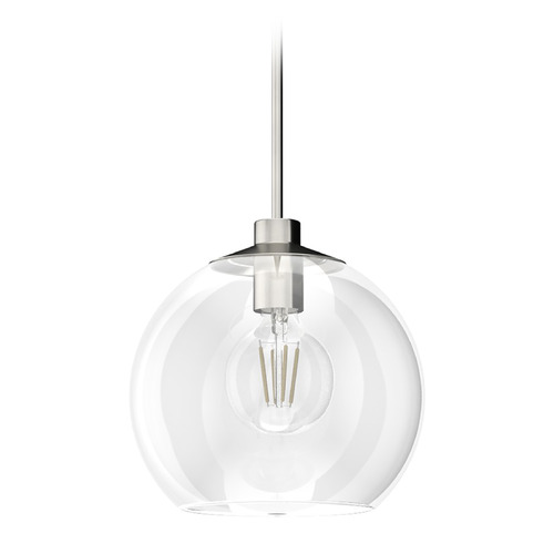 Hunter Fan Company Hunter Fan Company Xidane Brushed Nickel Pendant Light with Globe Shade 19754